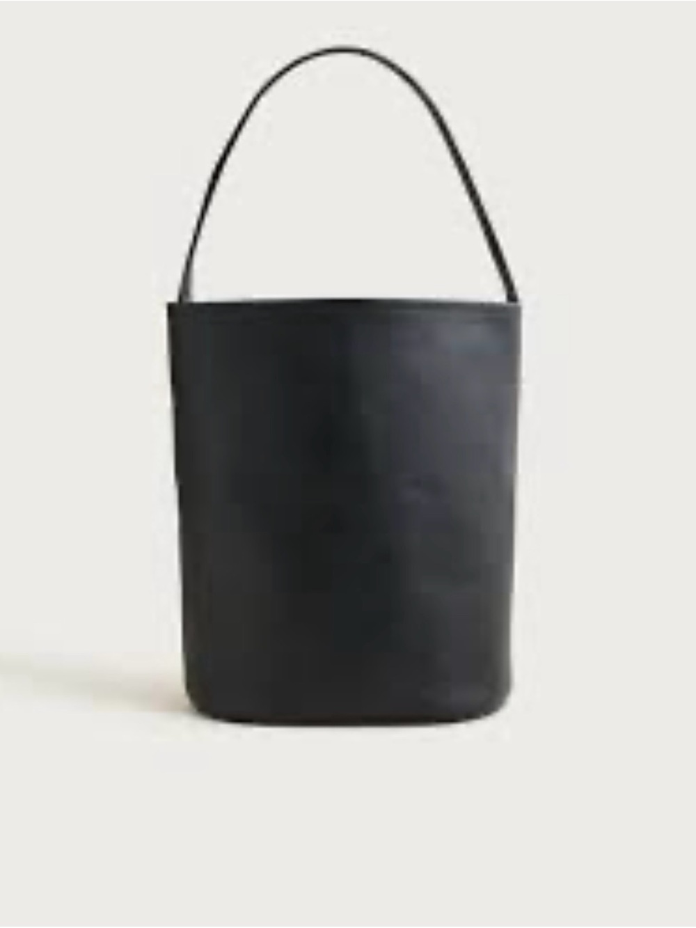 J.Crew Berkley Bucket Bag Black Italian Leather *excellent cond